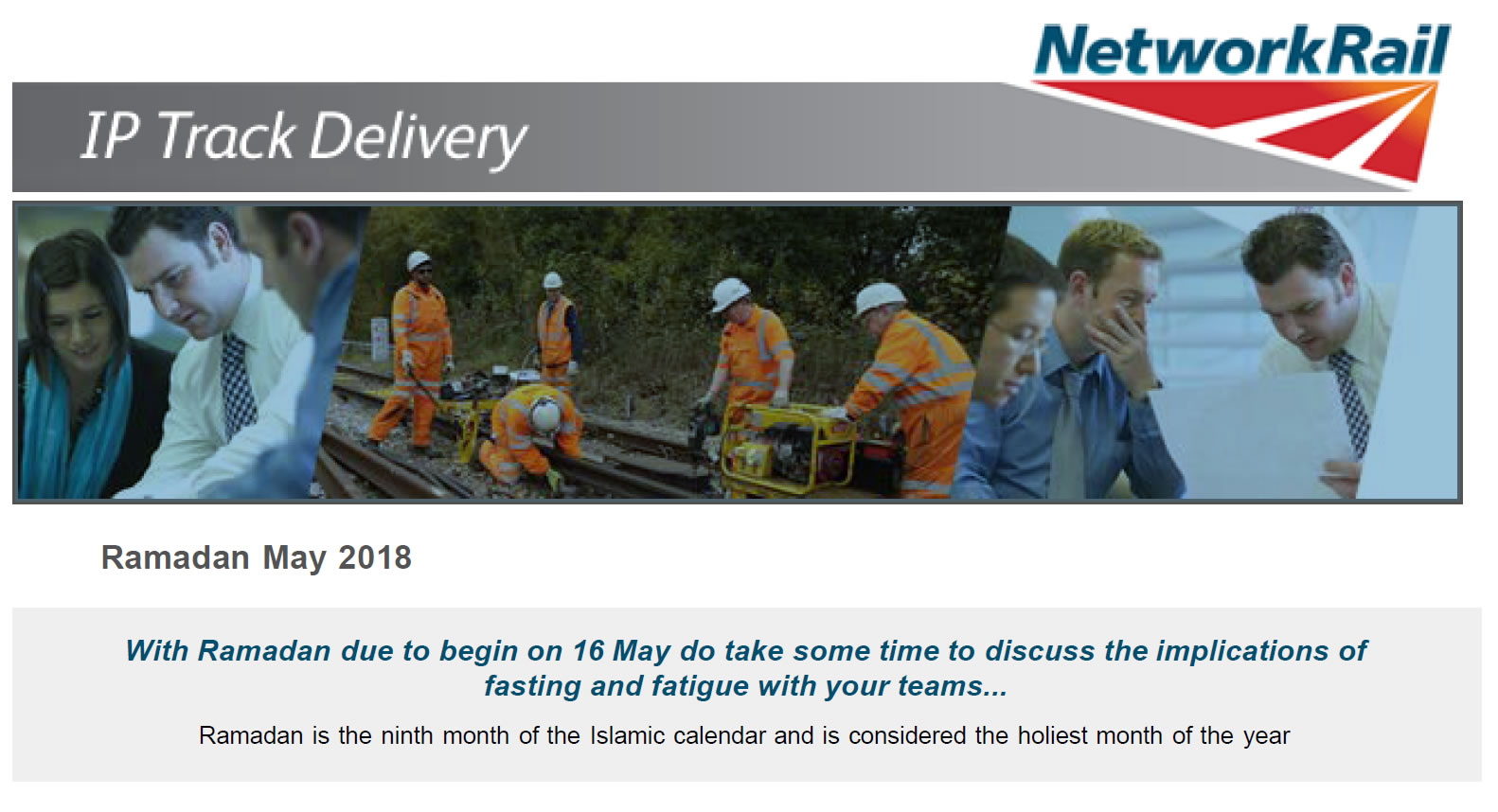 Supporting colleagues during Ramadan